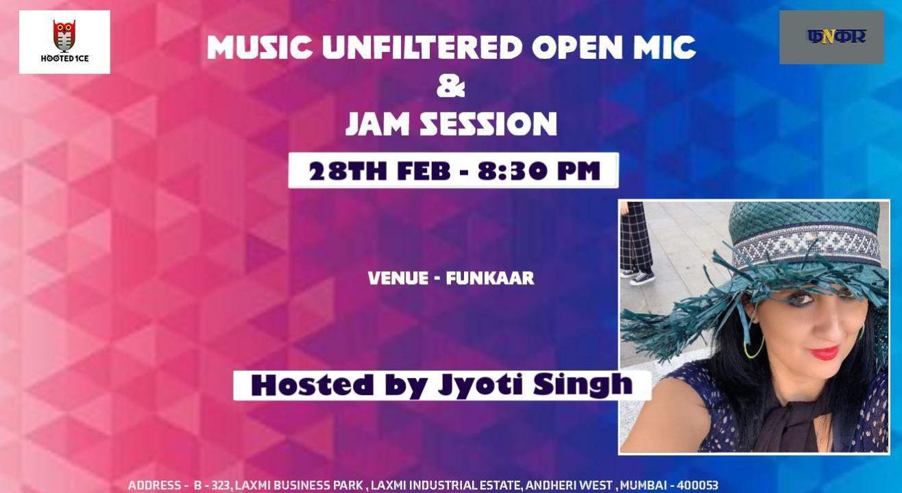 Music Unfiltered Open Mic and Jam Session