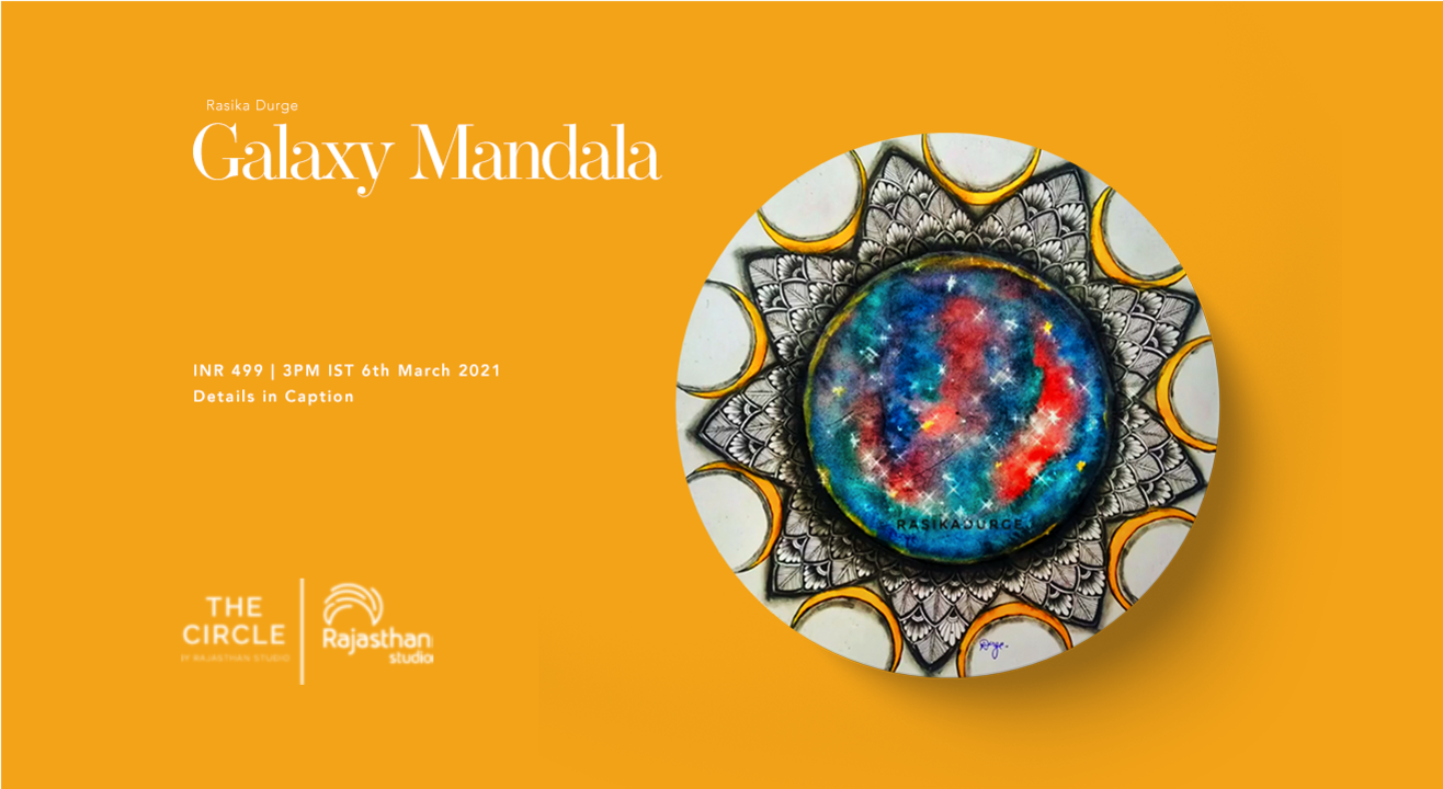 Galaxy Mandala Workshop by Rajasthan Studio 