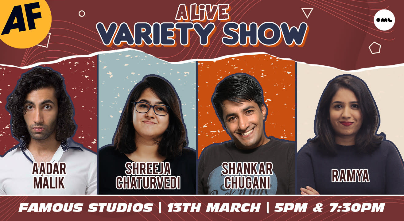 A Live Variety Show ft. Aadar Malik, Ramya Ramapriya,  Shankar Chugani,  & Shreeja Chaturvedi