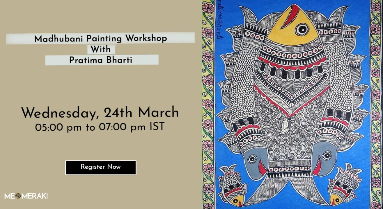 ONLINE MADHUBANI ART WORKSHOP WITH PRATIMA BHARTI