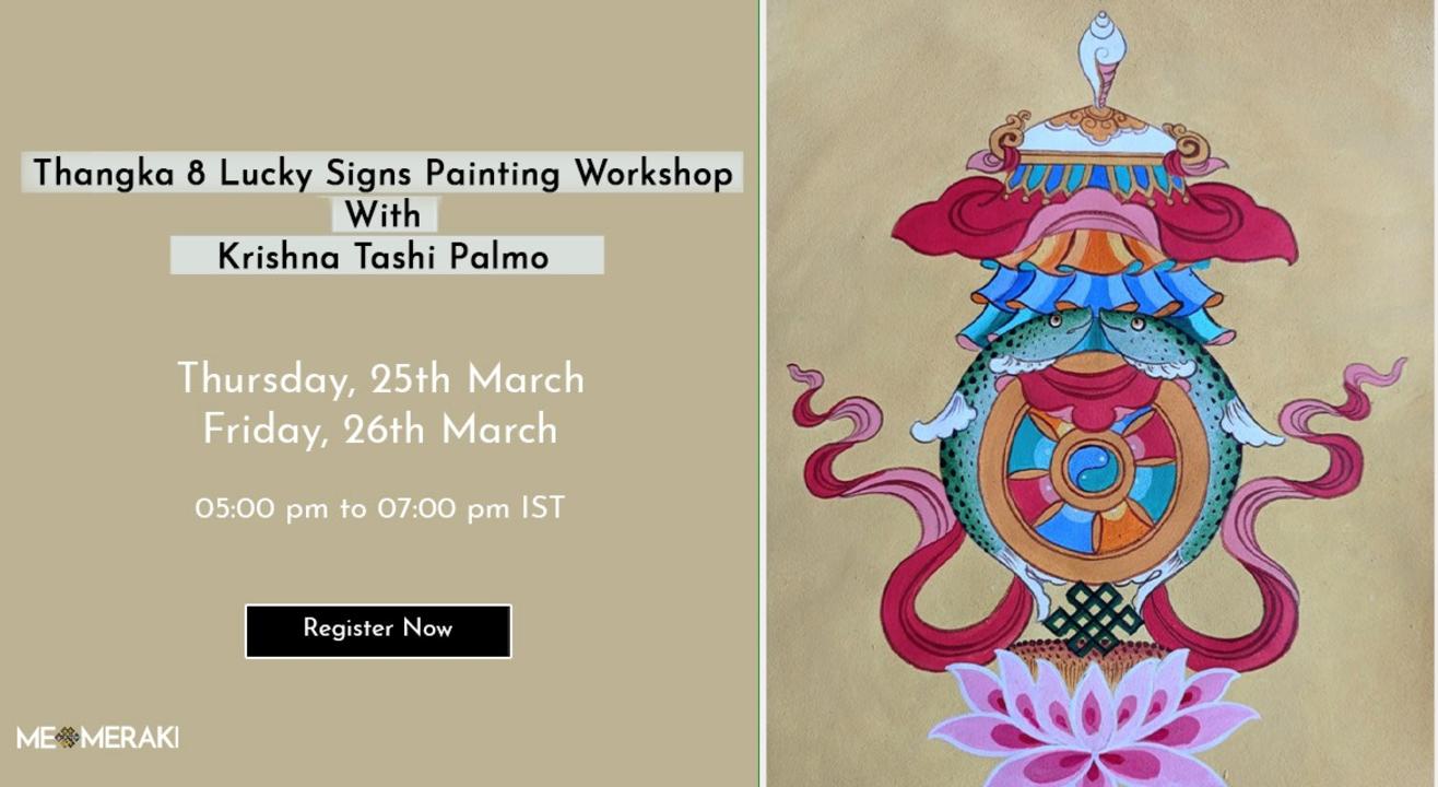 ONLINE THANGKA ART WORKSHOP WITH KRISHNA TASHI PALMO