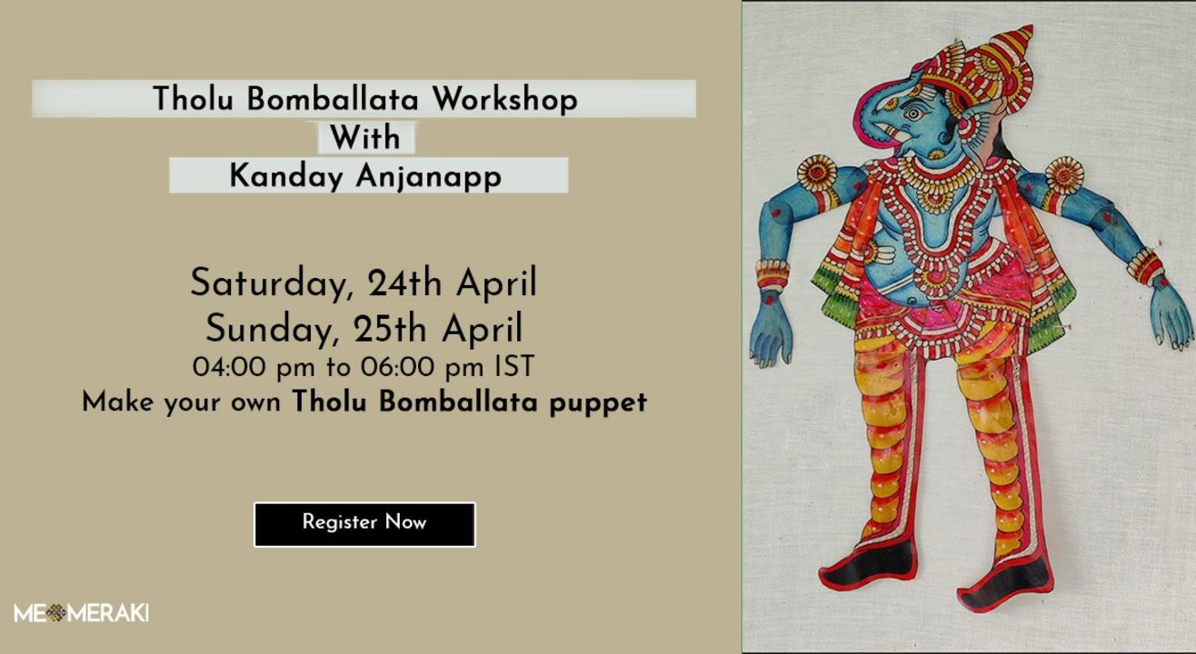 ONLINE THOLU BOMMALATA WORKSHOP WITH KANDAY ANJANAPP