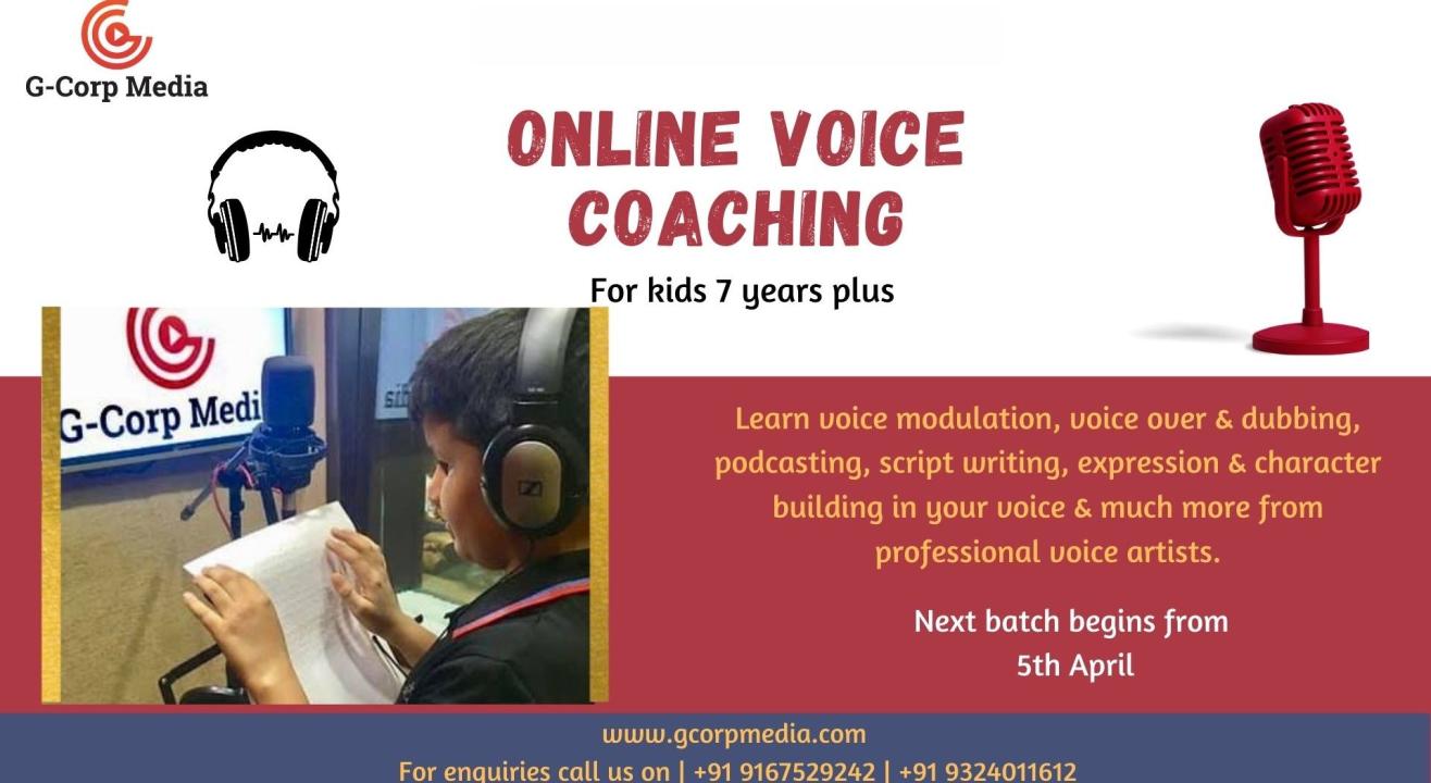 ONLINE VOICE COACHING WORKSHOP FOR KIDS