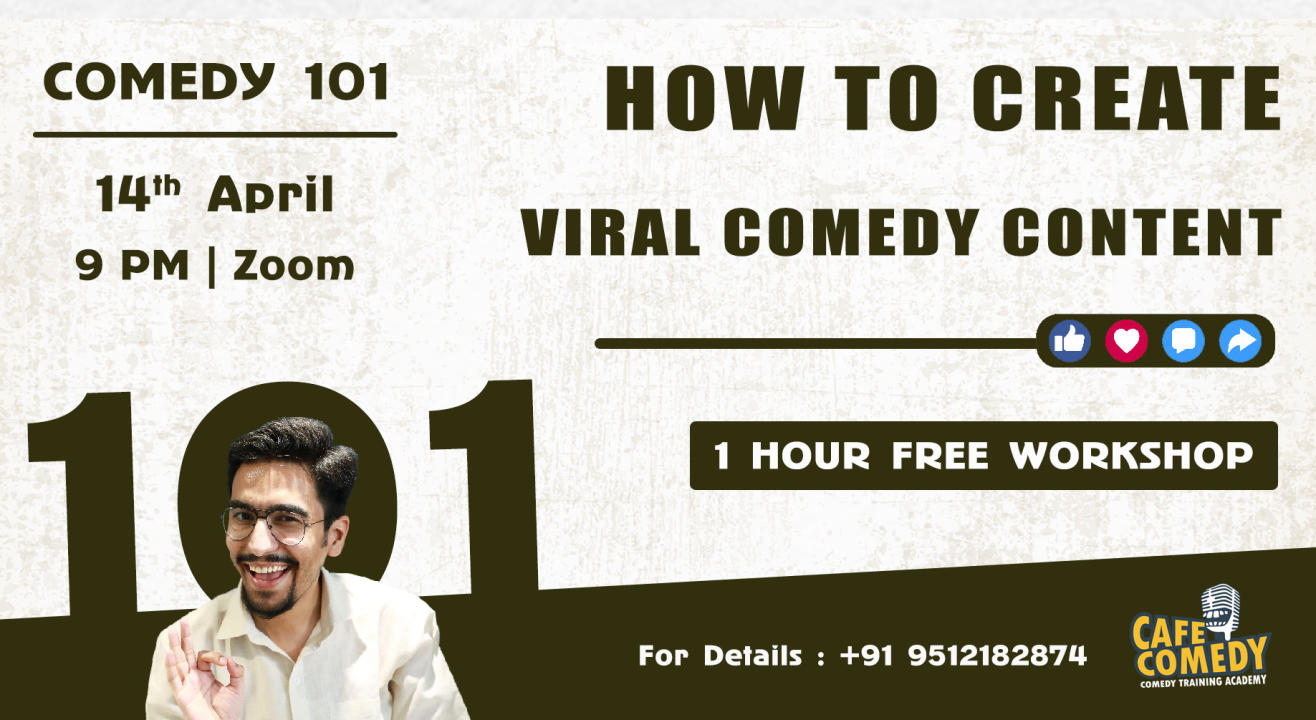 How To Create Viral Comedy Content? : Comedy Workshop on Zoom