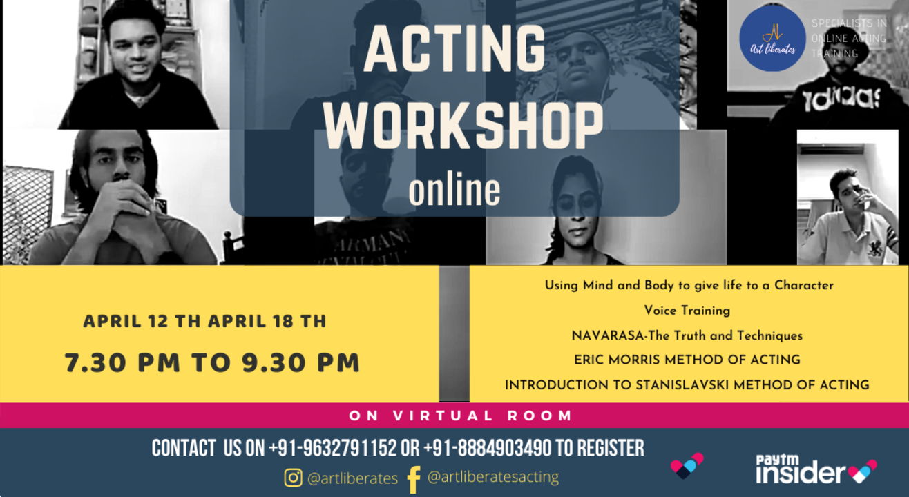 Online Acting Workshop-Art Liberates