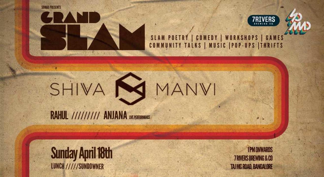 SoMAD GRAND SLAM FT. SHIVA MANVI, ANJANA (live) & RAHUL || LUNCH + SUNDOWNER BY THE POOLSIDE @ 7 RIVERS ,TAJ MG ROAD 