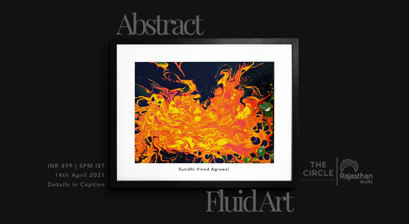 Abstract Fluid Art Workshop by Rajasthan Studio 