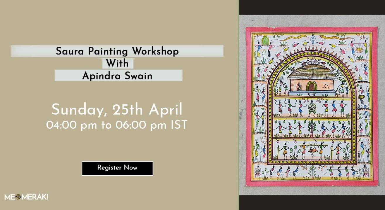 ONLINE SAURA PAINTING WORKSHOP BY APINDRA SWAIN