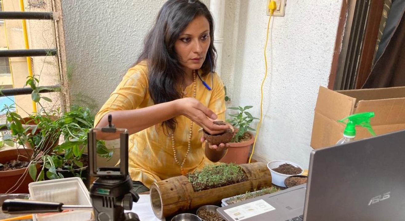 Kitchen gardening and home kitchen waste composting workshop