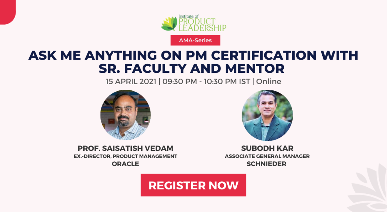 Ask Me Anything on PM Certification with Sr. Faculty and Mentor