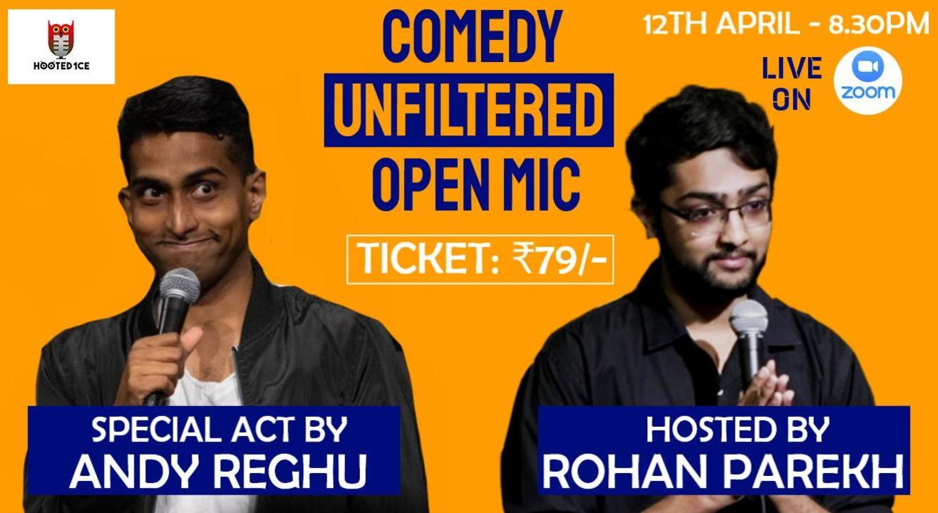 Comedy Unfiltered Open Mic ft. Andy Reghu