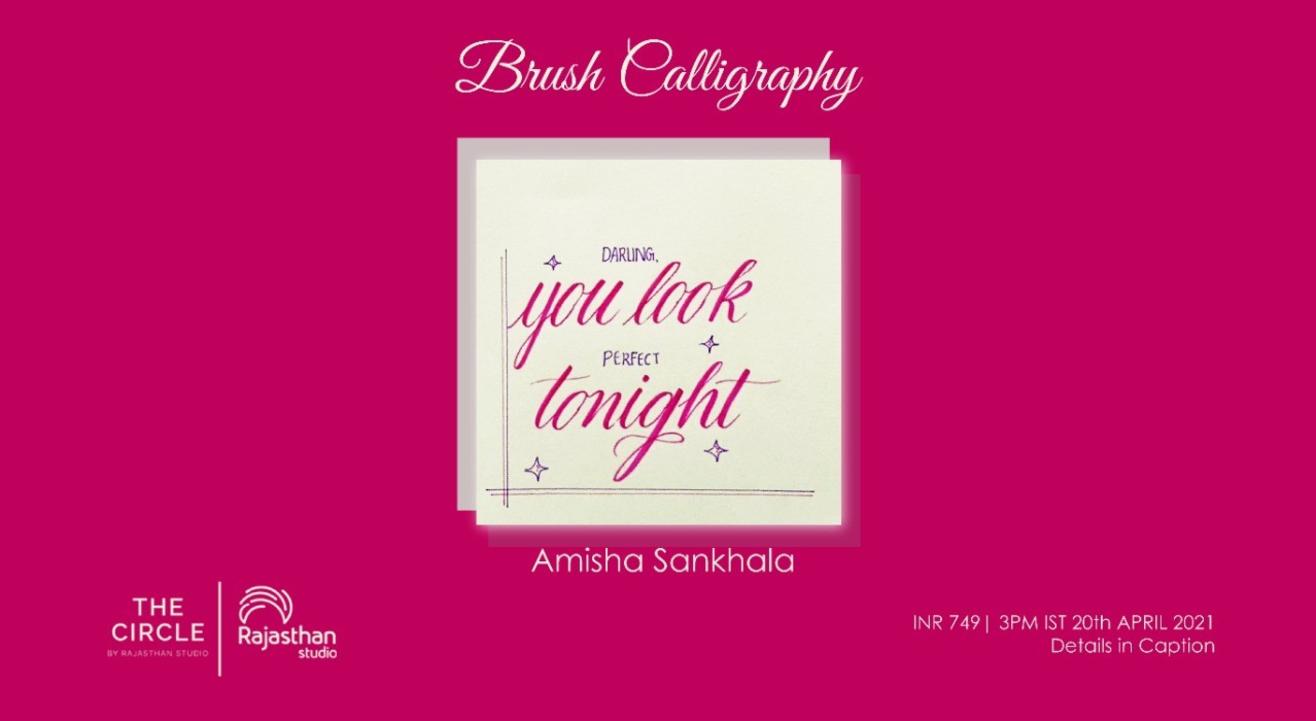 Brush Calligraphy Workshop by Rajasthan Studio 