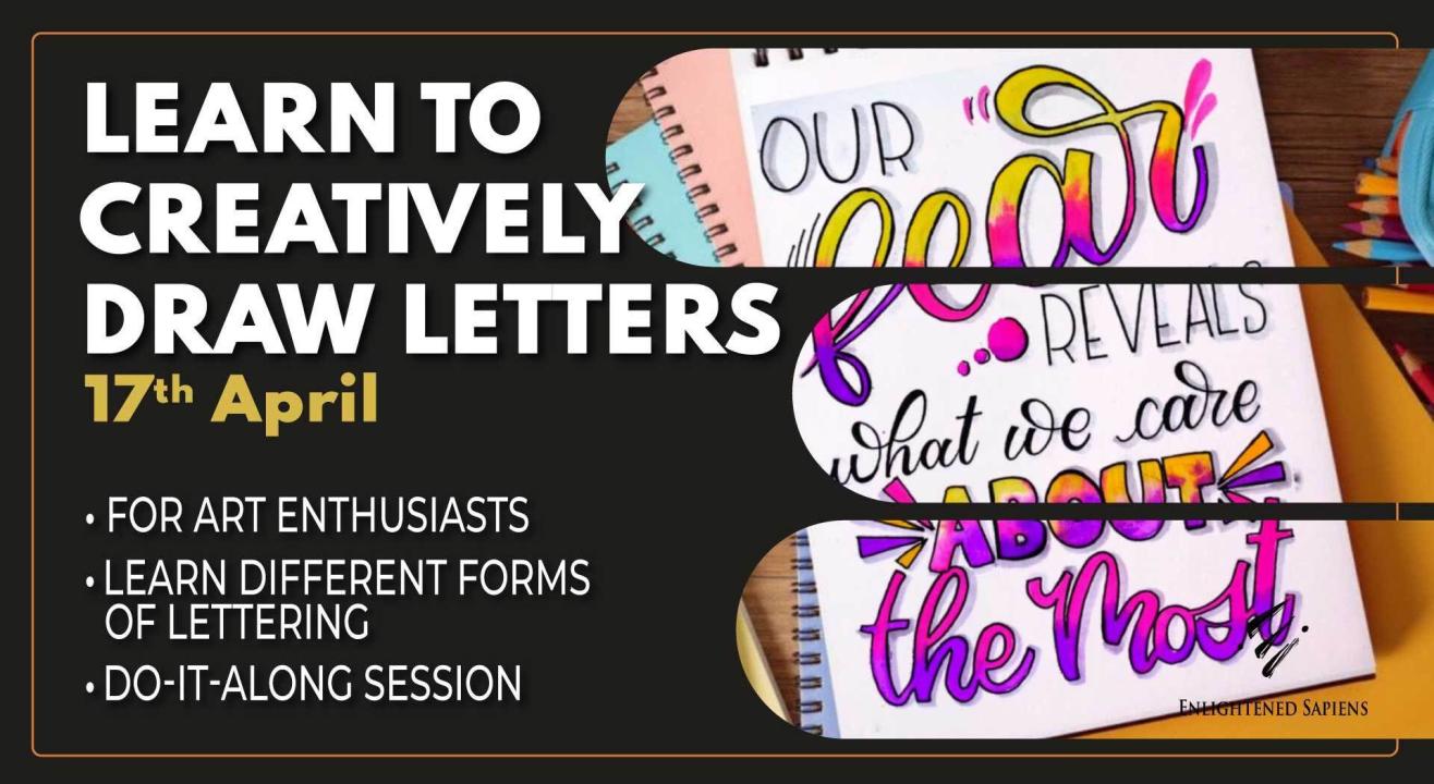 Learn to Creatively Draw Letters