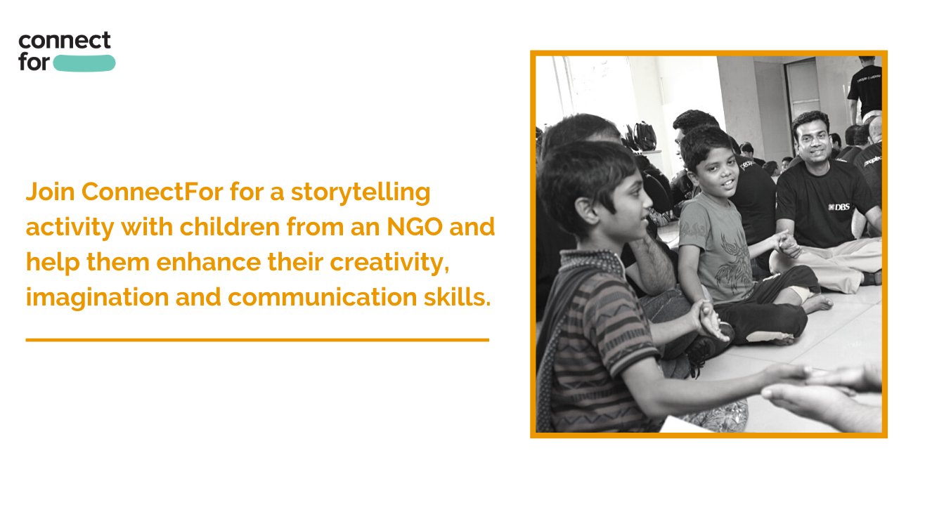 Volunteer to narrate stories to children
