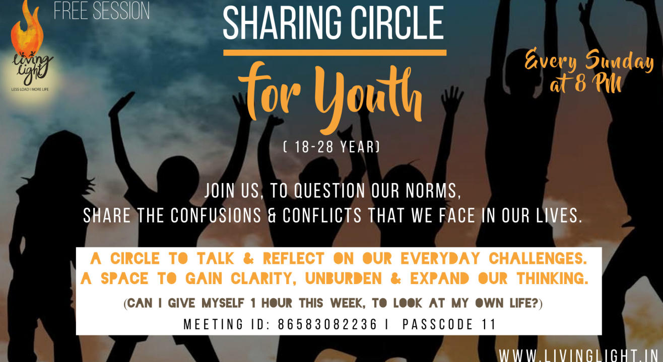 Sharing circle for youth (18-28 yrs)