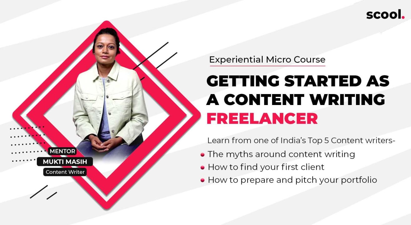 Workshop: Getting Started as a Content Writing Freelancer by Scool