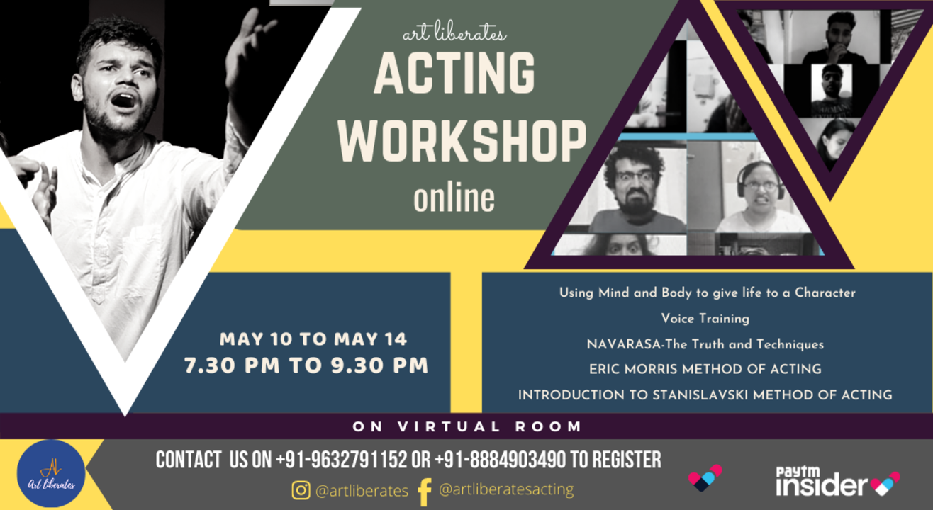 Online Acting Workshop- Art Liberates 