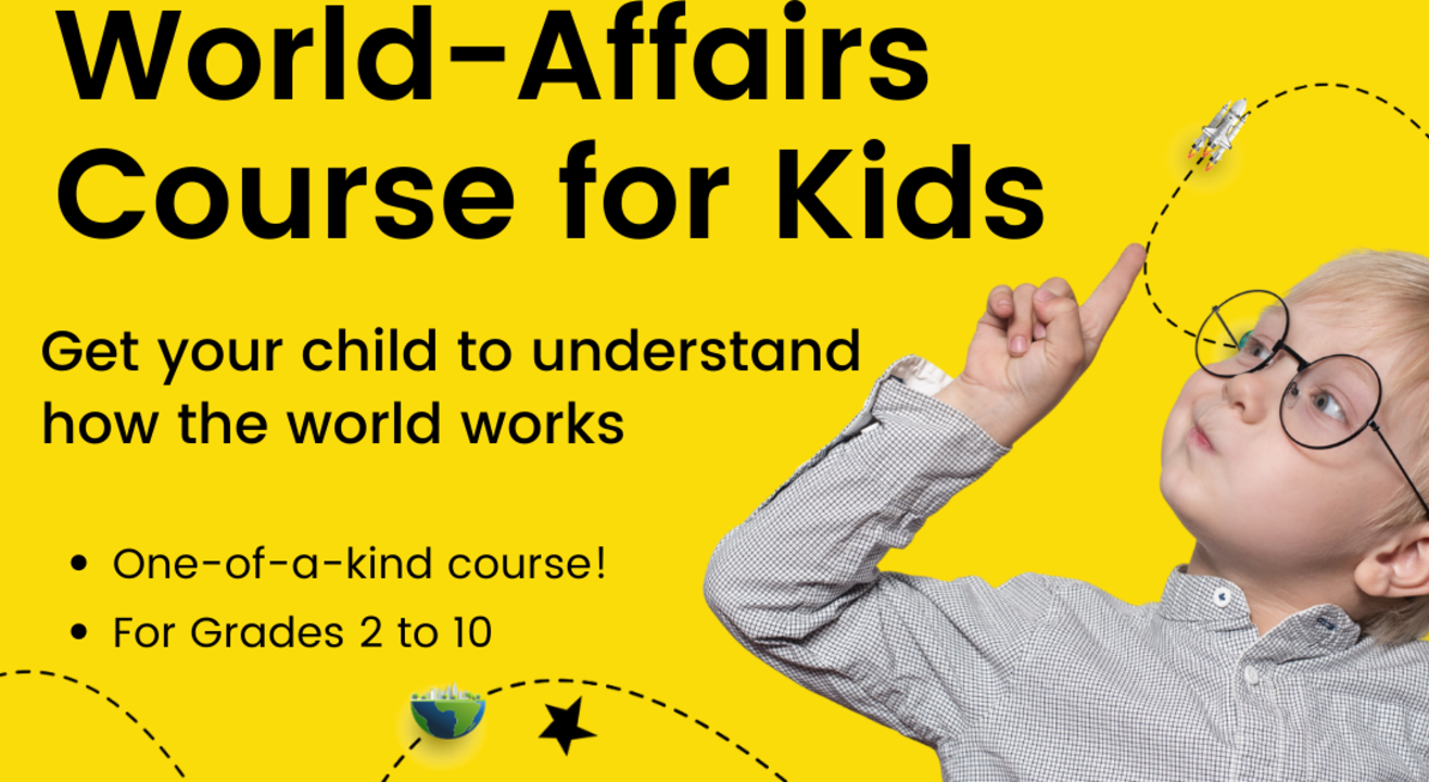 World Affairs Course for Kids from Zebra Eye - 12 sessions