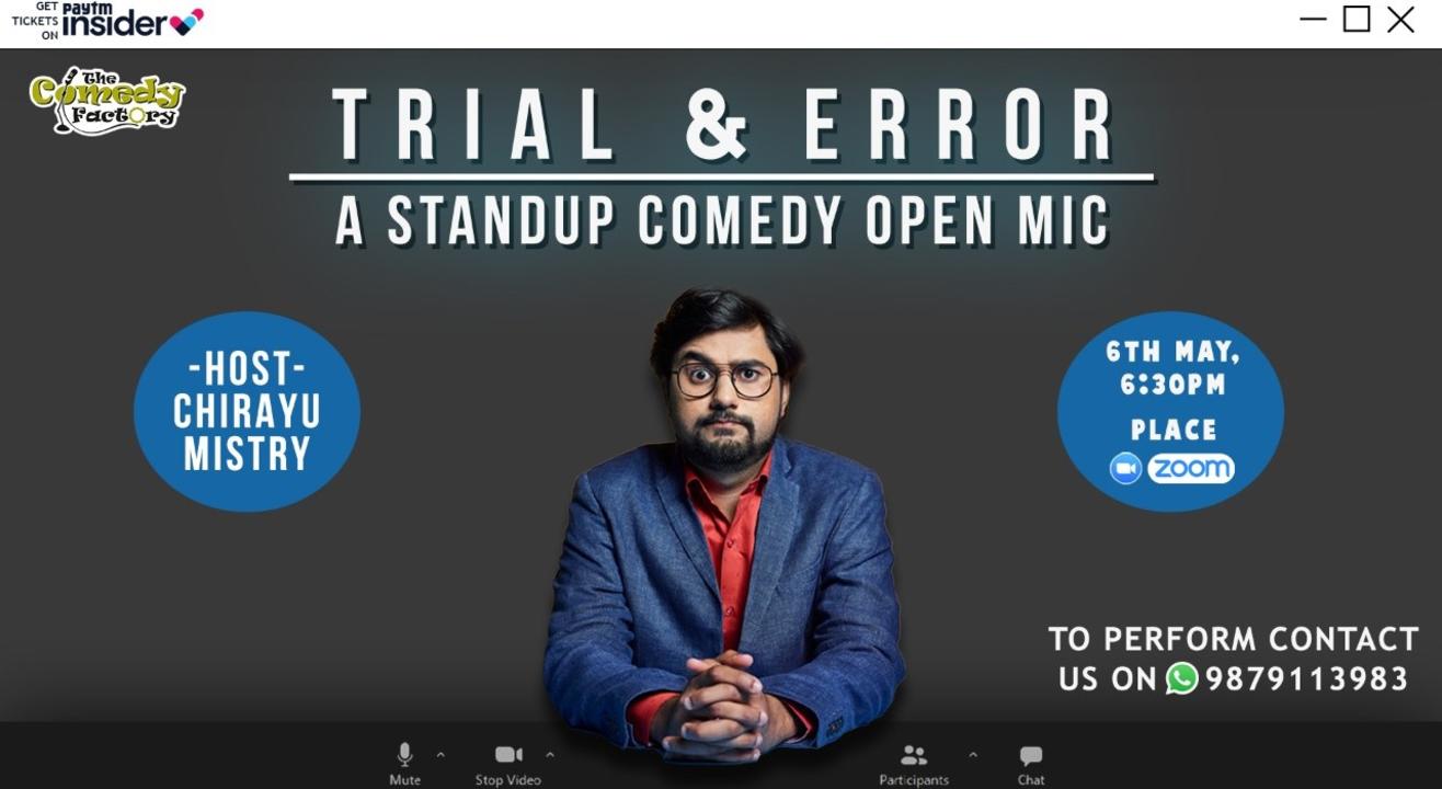 Trial & Error - A Stand Up Comedy Open Mic