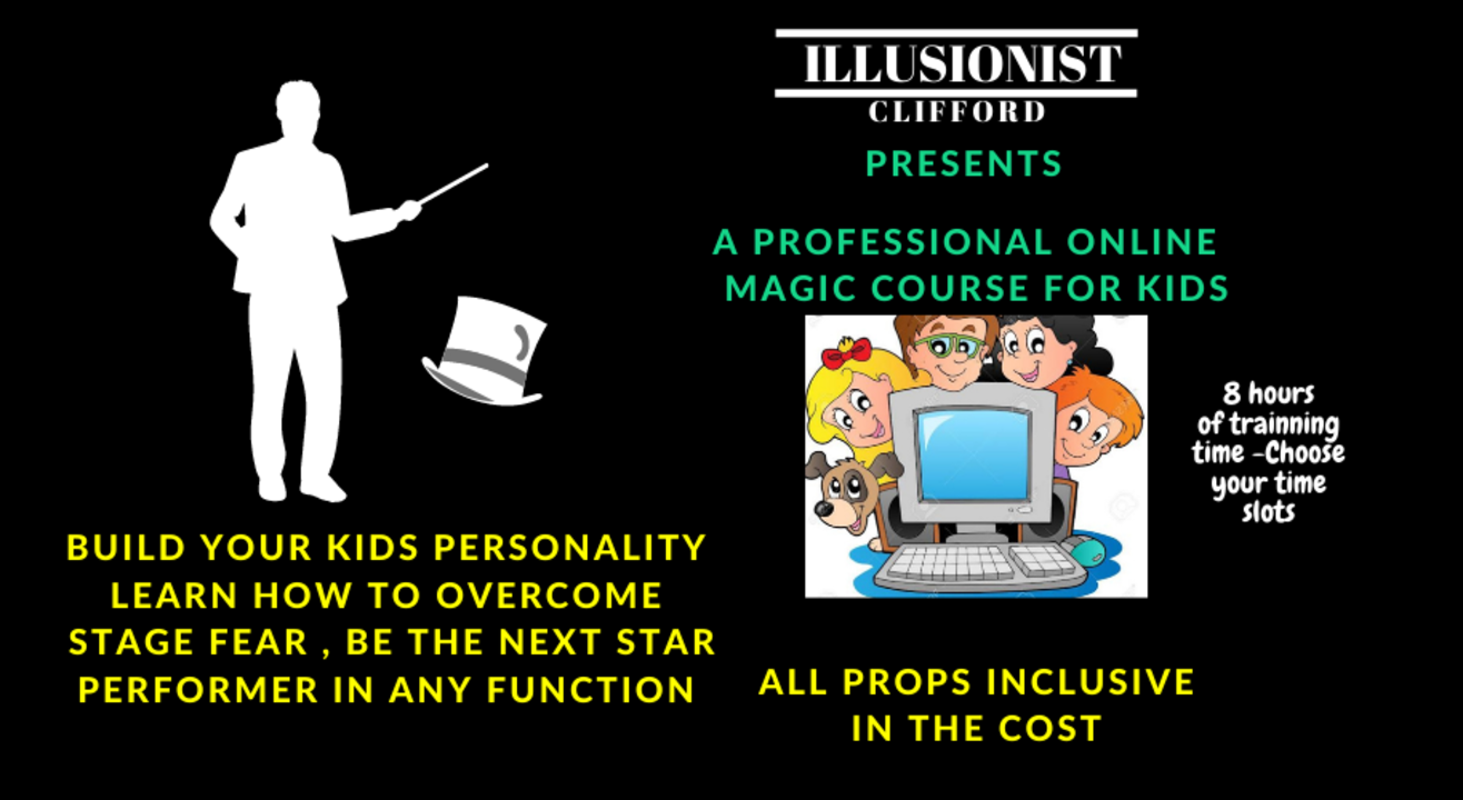 Learn Proffesional Magic for Kids - Illusionist Clifford