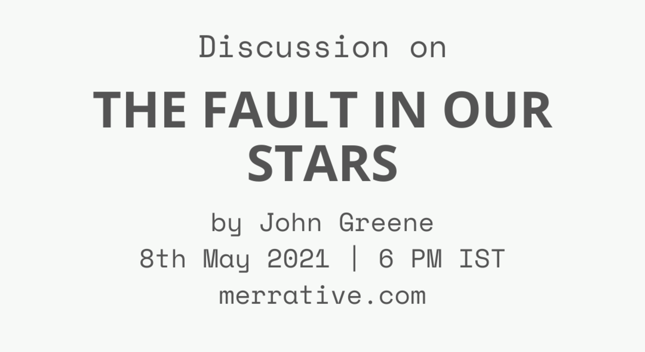 Book Discussion: The Fault in Our Stars by John Greene