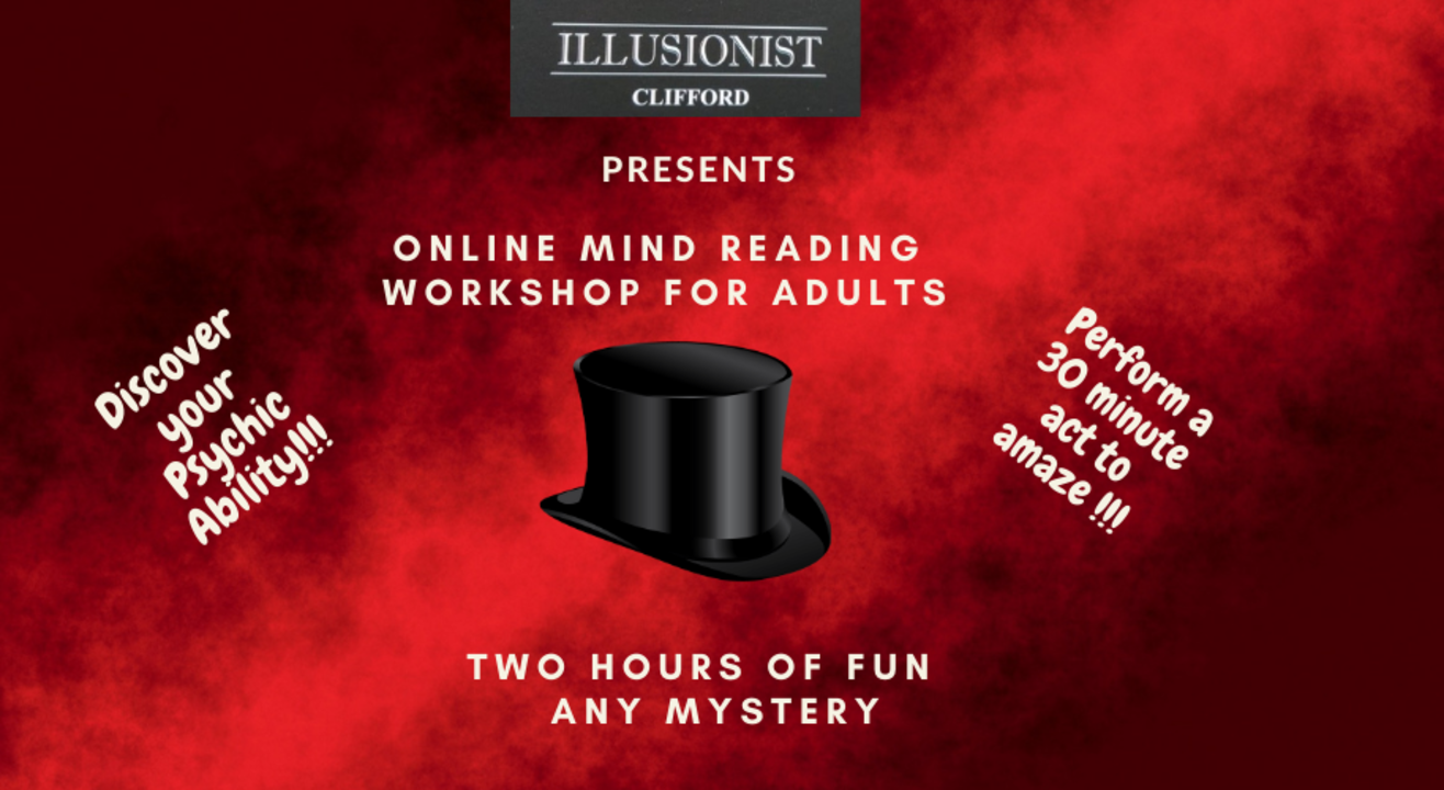 Mind Reading Workshop for Adults- Illusionist Clifford