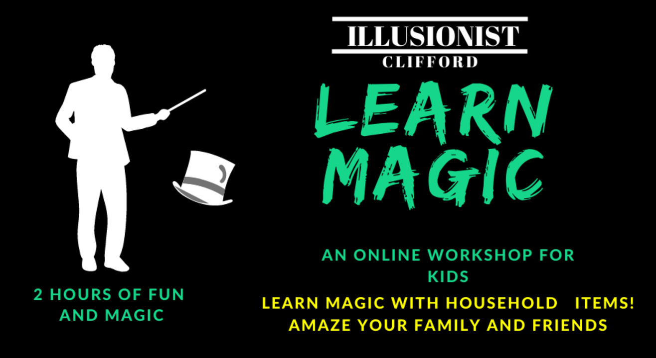 Kids Learn Magic Online- Illusionist Clifford