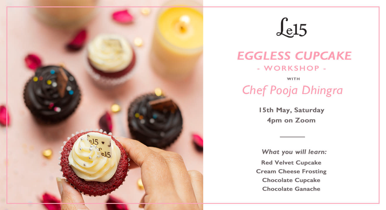 Eggless Cupcake Workshop with Chef Pooja Dhingra