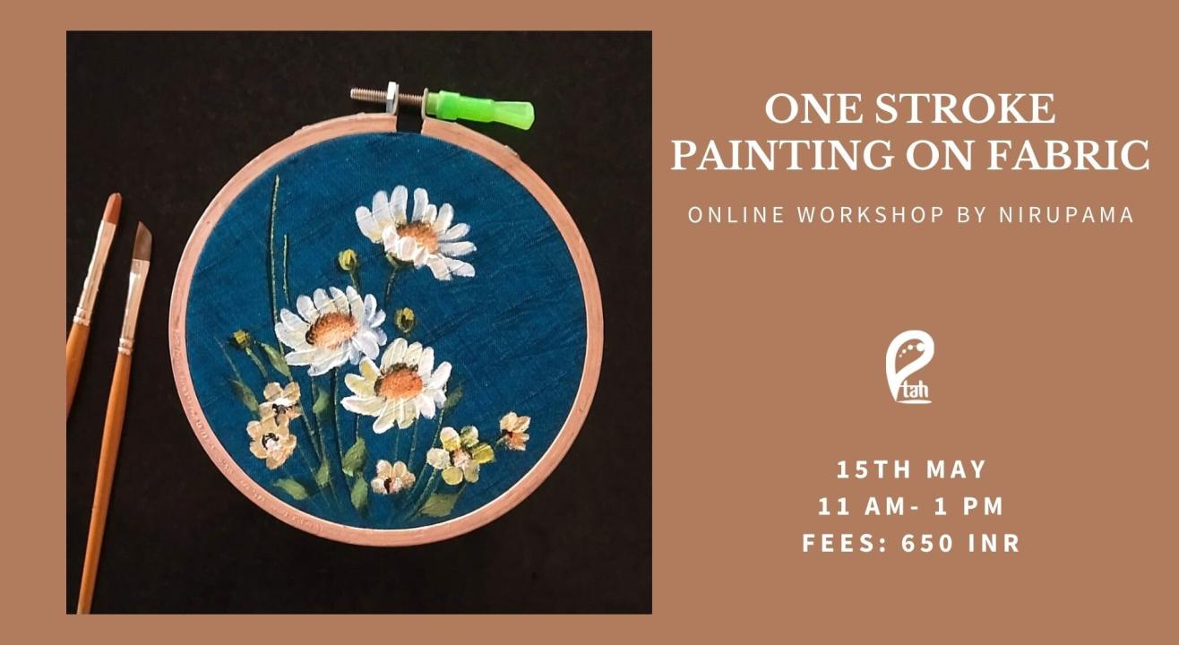 One Stroke Painting on Fabric Online Workshop