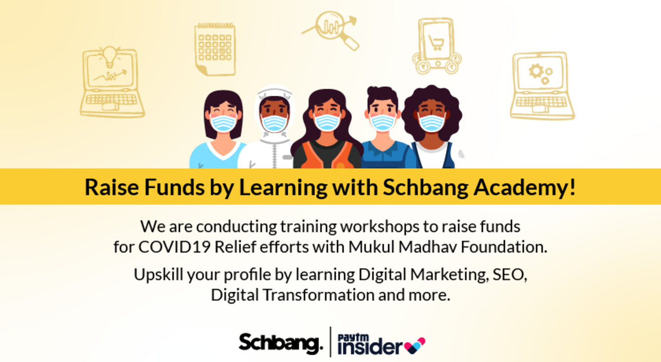 Learn with Schbang. An initiative to support daily wagers & front-line workers 