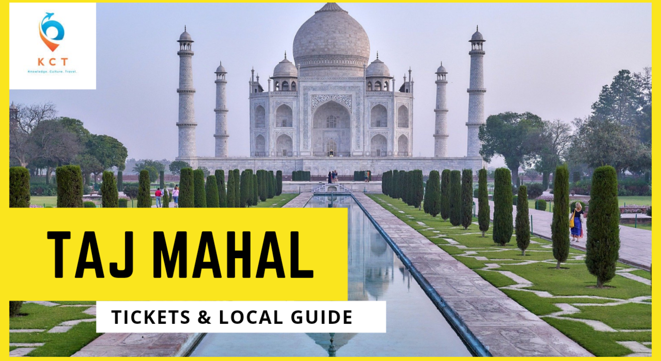 Taj Mahal Entry Ticket with local guide & Tram Ride Agra