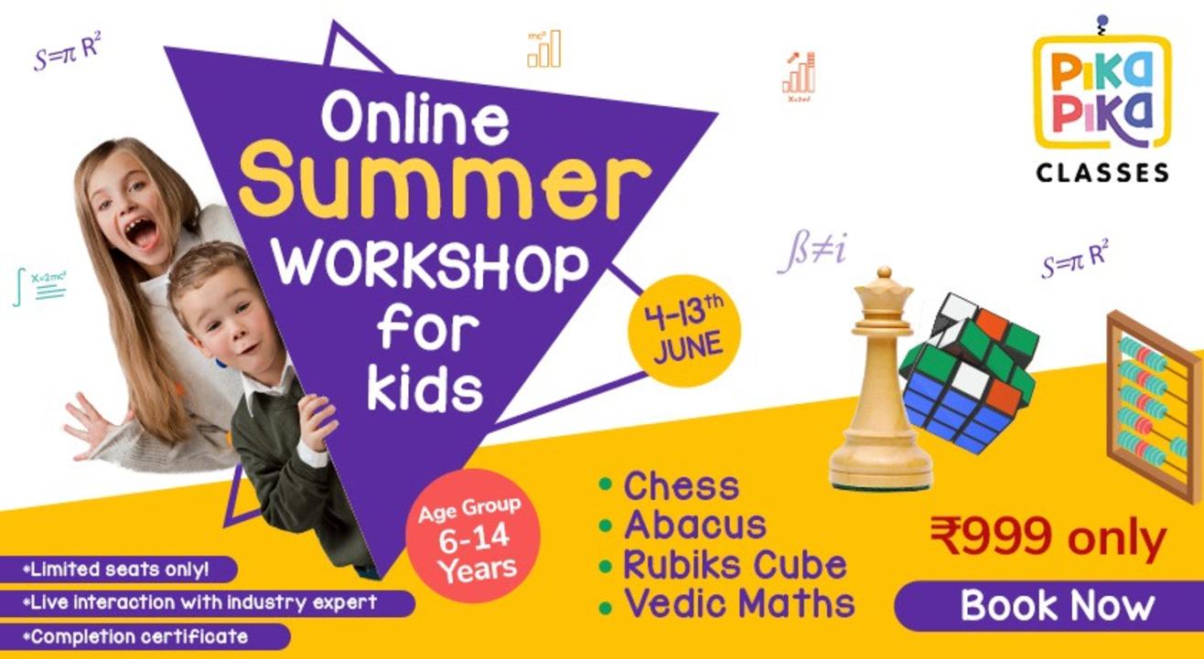 Online Summer Workshop For Kids 