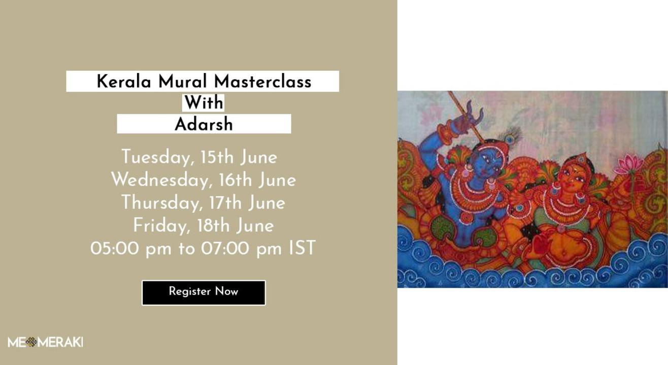 ONLINE KERALA MURAL MASTERCLASS BY ADARSH