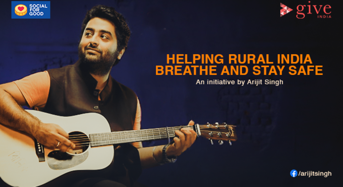 Helping rural India breathe and stay safe, an initiative by Arijit Singh