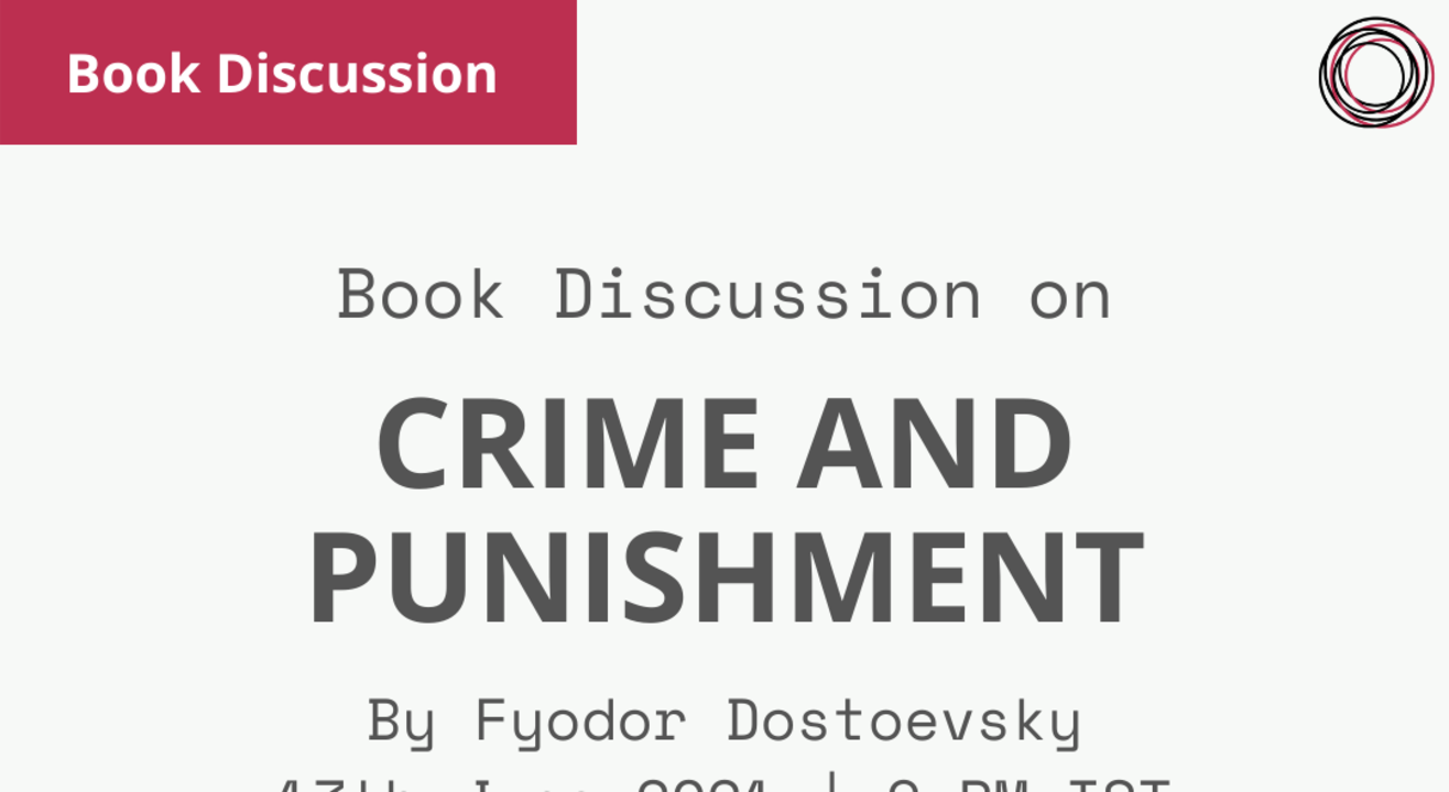 Book Discussion: Crime and Punishment by Fyodor Dostoevsky