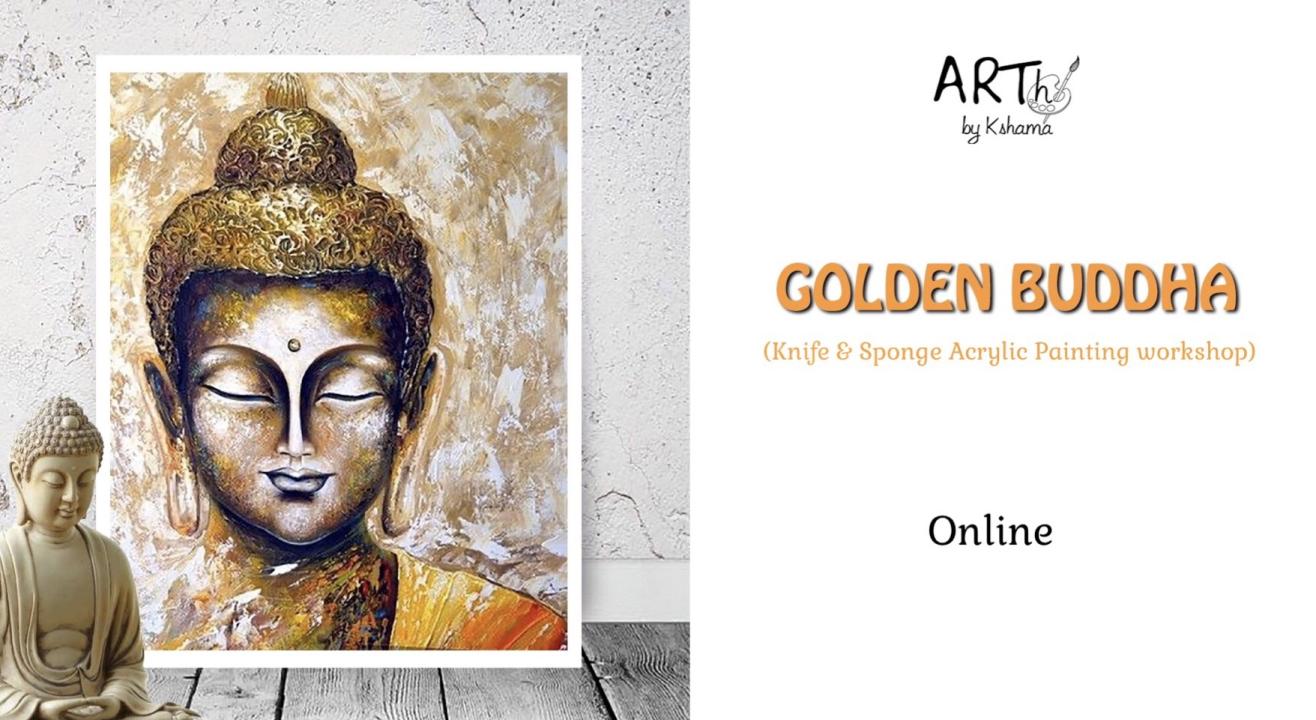 Golden Buddha- Acrylic Painting Workshop