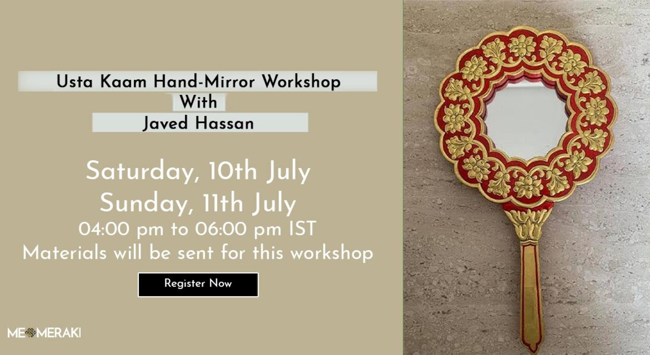 ONLINE USTA KAAM WORKSHOP WITH JAVED HASSAN (WITH MATERIALS)