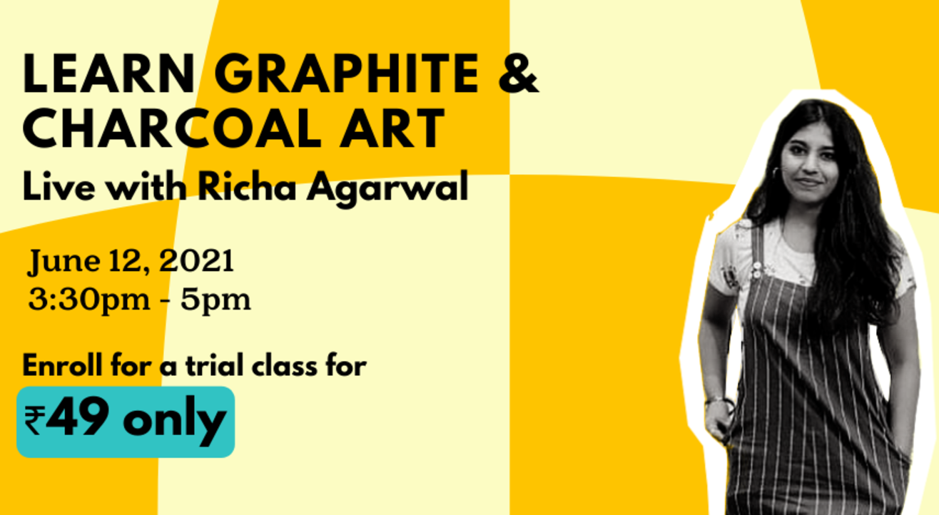 Charcoal and Graphite Art by Richa Agarwal x Habbit