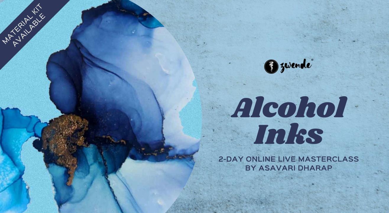 Alcohol Inks [Online Live Masterclass - Material Kit Available]