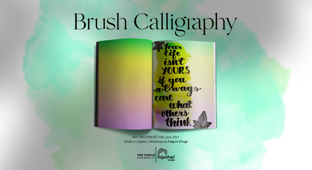 Brush Calligraphy Workshop By The Circle Community