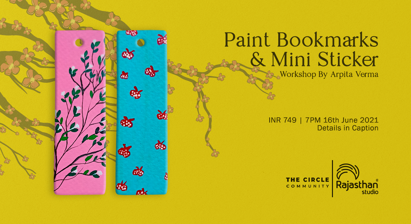 Paint Bookmarks and Mini Sticker Workshop By The Circle Community