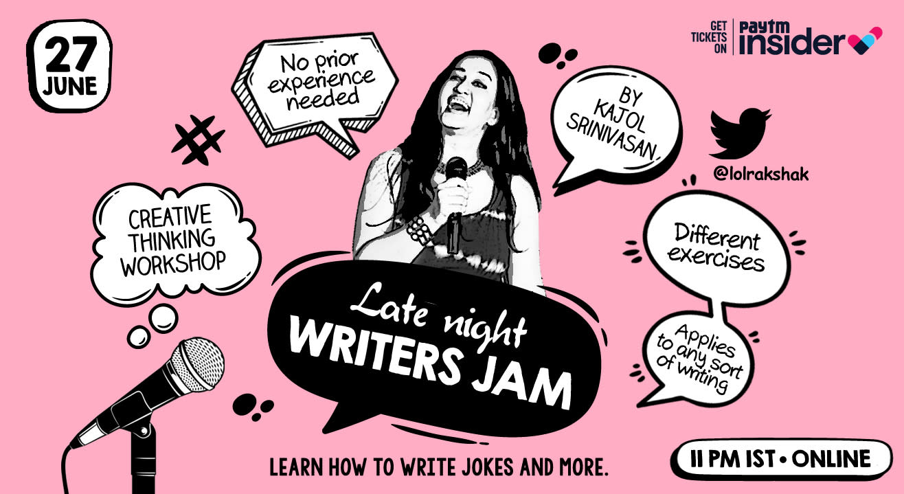 Late Night Writers Jam by Kajol Srinivasan