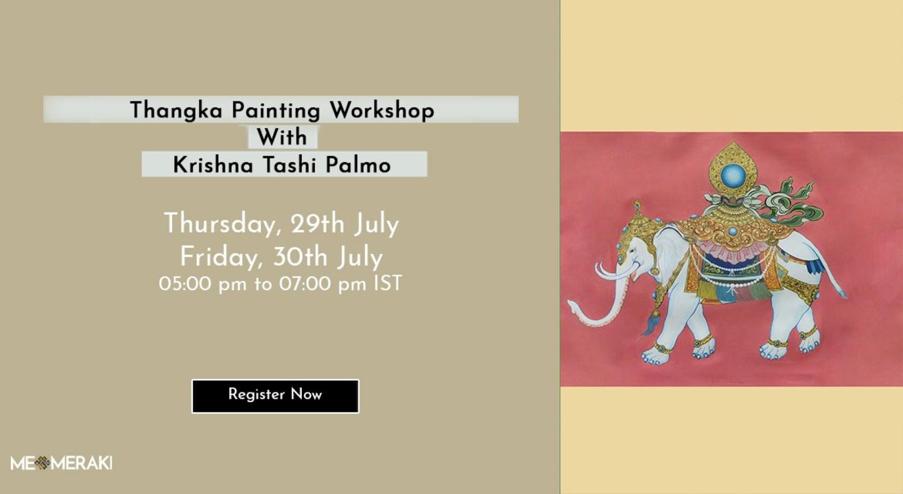 ONLINE THANGKA PAINTING WORKSHOP WITH KRISHNA TASHI PALMO