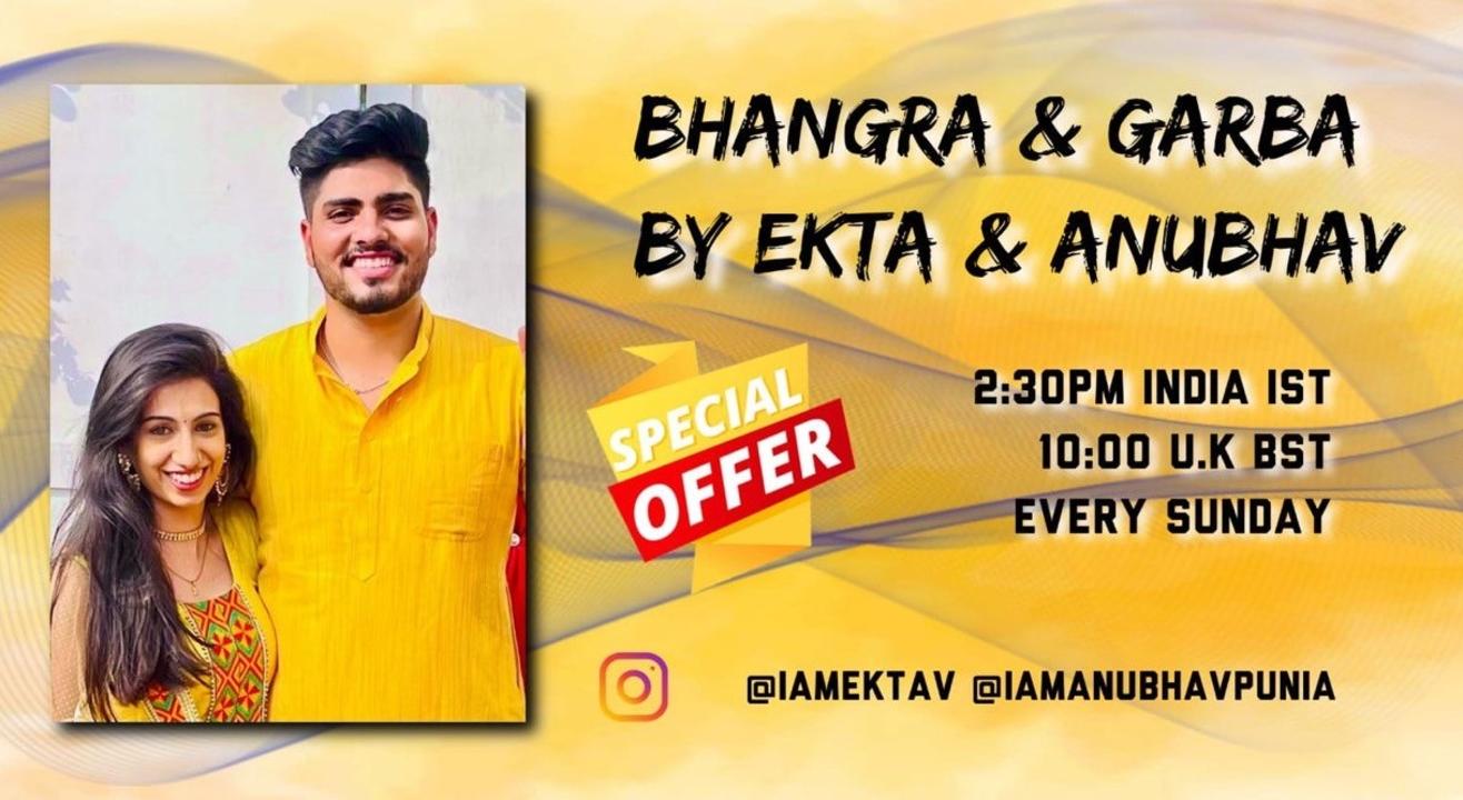 Bhangra & Garba Dance/Fitness Workshop - Online