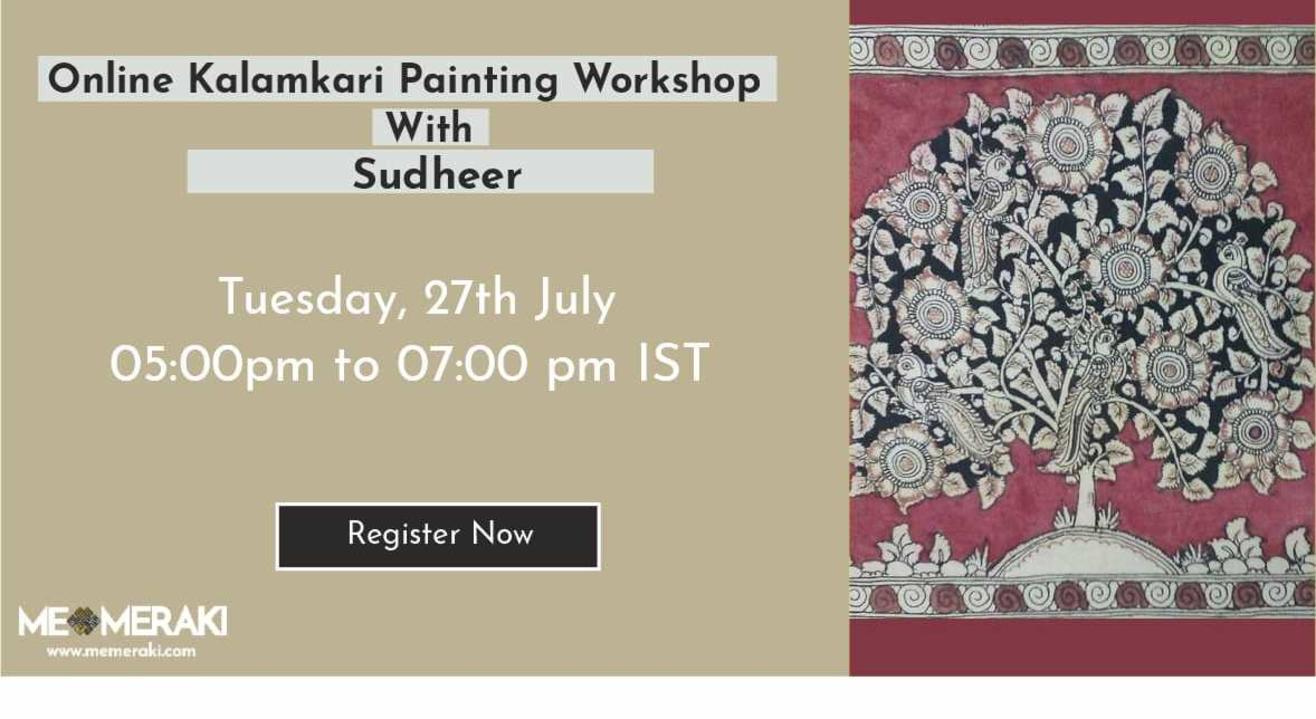 ONLINE KALAMKARI WORKSHOP BY SUDHEER