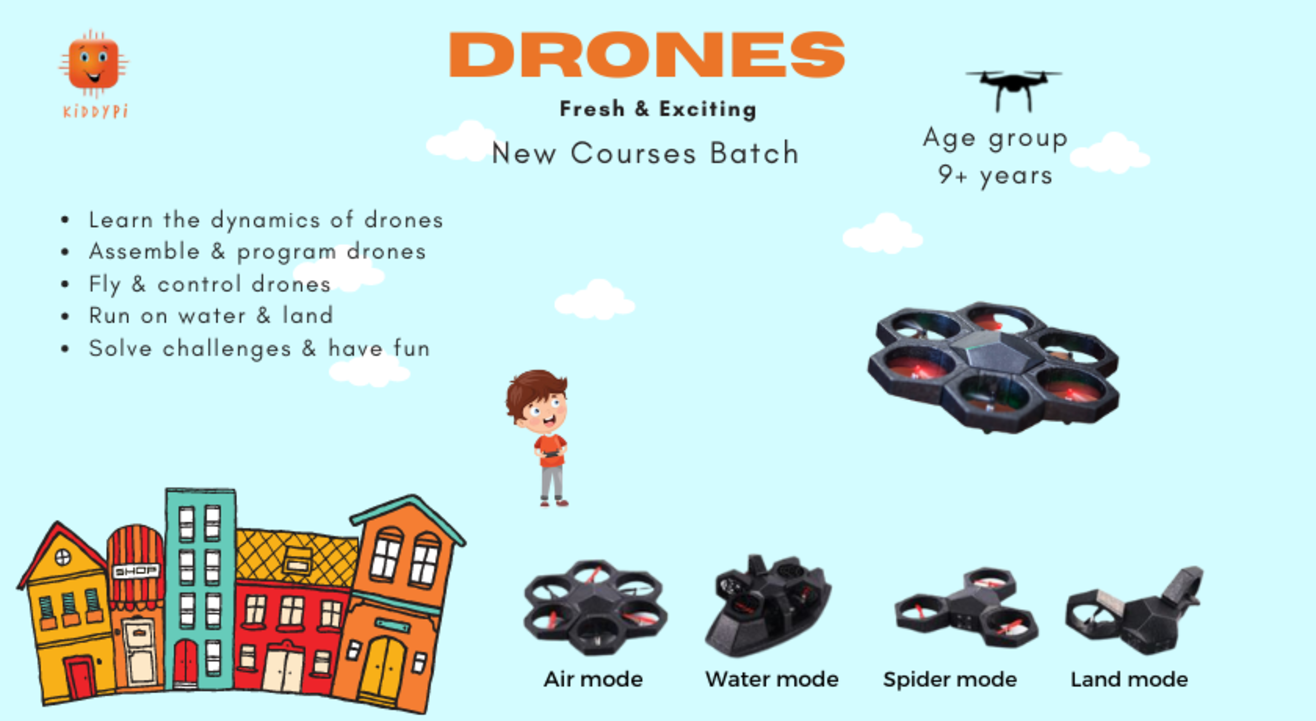 Drones & Coding Magic by KiddyPi