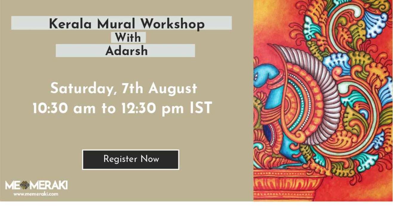 ONLINE KERALA MURAL PAINTING WORKSHOP BY ADARSH