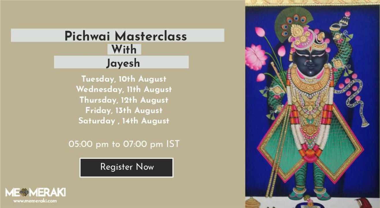 ONLINE PICHWAI MASTERCLASS WITH JAYESH SHARMA