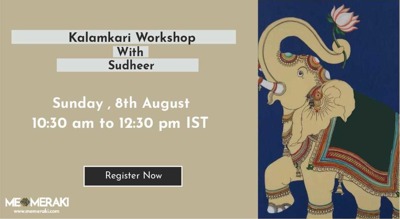 ONLINE KALAMKARI WORKSHOP BY SUDHEER