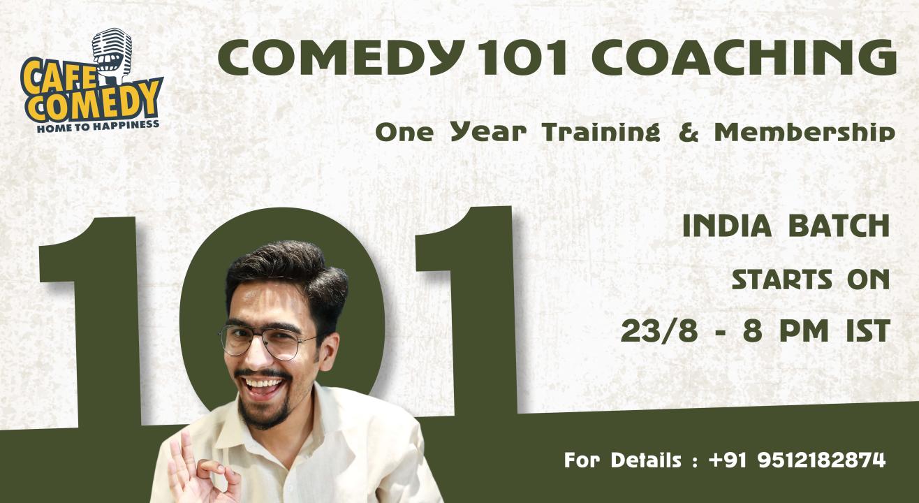 Comedy 101 Coaching : 1 Year Long Training & Membership